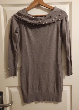 Tunique avec perles au col et manche, taille unique, CMP 55 collection, marque: C.M.P.55, état: Très bon état, taille: Taille unique, 4,00 €, 4,90 € Protection acheteurs incluse