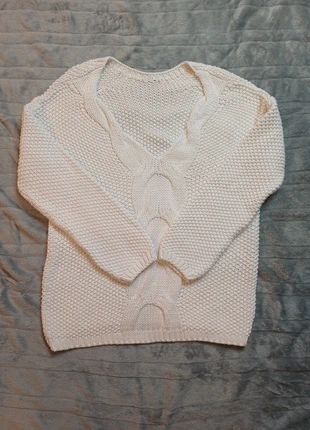 Pull Torsadé Bershka Femme – Blanc White – Très Bon Etat – Taille M, marque: Bershka, état: Très bon état, taille: M / 38 / 10, 15,00 €, 16,45 € Protection acheteurs incluse