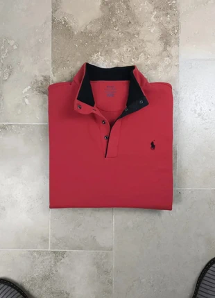 Pull quart zip à compresse Ralph Lauren - Homme XL - Rouge logo noir - Excellent état, marque: Ralph Lauren, état: Très bon état, taille: XL, 60,00 €, 63,70 € Protection acheteurs (Pro) incluse