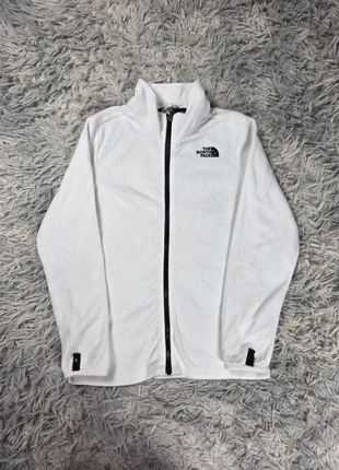 Polaire The North Face blanche logo brodé zippée style outdoor alpinisme randonnée, marca: The North Face, estado: Muito bom, tamanho: S / 36 / 8, €25.00, €26.95 inclui Proteção do Comprador Pro