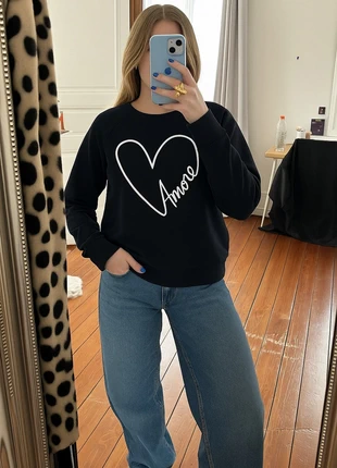 Sudadera amore, marque: Bershka, état: Très bon état, taille: S / 36 / 8, 2,50 €, 3,33 € Protection acheteurs incluse