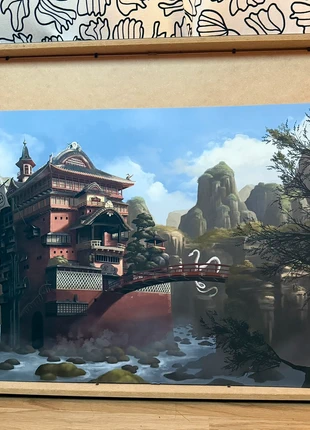 Grande affiche peinture le voyage de Chihiro, brand: Fabrication Artisanale, condition: New without tags, €12.00, €13.30 includes Buyer Protection