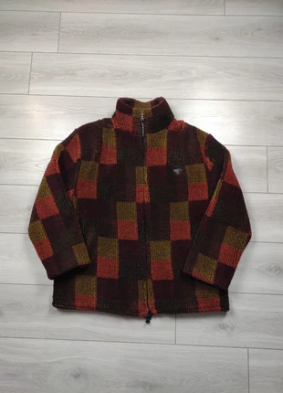 Polaire à carreaux multicolore J.Moura Made in France - Taille L, marque: J.MOURA, état: Très bon état, taille: L, 49,99 €, 53,19 € Protection acheteurs incluse