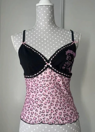 Camicetta/Top lingerie stile Betty Boop Y2K, marke: Betty Boop, zustand: Neu, mit Etikett, größe: S / 36 / 8, 12,00 €, 13,30 € inklusive Vinted-Käuferschutz