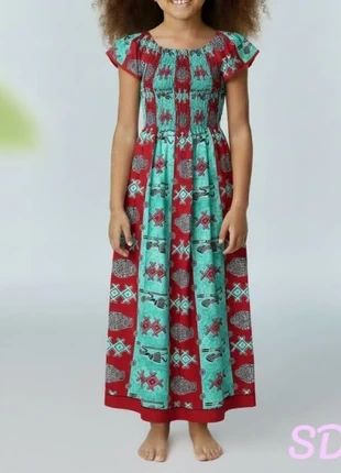robe motifs ethniques fille 12-14ans africaine, brand: Wax, condition: Very good, size: 14 years / 164 cm, €20.00, €21.70 includes Buyer Protection Pro