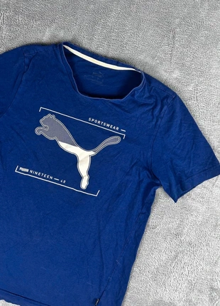 Puma Graphic Marine Blue T-Shirt| Size S, marca: Puma, estado: Muy bueno, tamaño: S, 10,00 €, 11,20 € Protección al comprador incluida