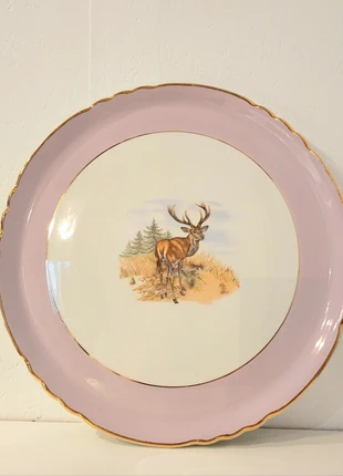 Grand plat cerf et dorures Moulin des Loups, marque: Moulin des Loups, état: Très bon état, 18,00 €, 19,60 € Protection acheteurs incluse