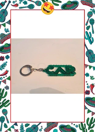 Porte-clés vintage – Réglisse CAR – Années 60/70 – vert translucide, condition: Very good, €6.00, €7.00 includes Buyer Protection Pro