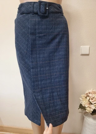 Jupe d' hiver coupe droite 🌼 avec ceinture et fente 🌷, marca: Greenpoint, estado: Muito bom, tamanho: S / 36 / 8, €15.00, €16.45 inclui Proteção do Comprador