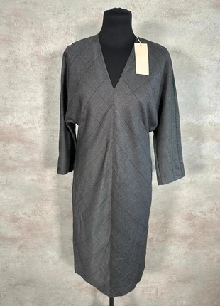 Robe strenesse grise motif plaid taille M, marca: Strenesse, estado: Novo com etiquetas, tamanho: M / 38 / 10, €11.00, €12.25 inclui Proteção do Comprador Pro