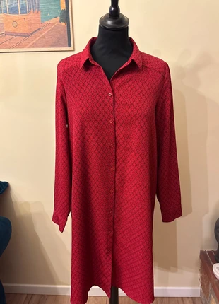 Robe rouge motifs losanges – Camaïeu – Taille 40, marca: Camaïeu, estado: Muy bueno, tamaño: L / 40 / 12, 8,00 €, 9,10 € Protección al comprador incluida