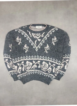 Pull Maille Vintage Motif Flowers Made in USA Alicia Small, marque: Vintage Dressing, état: Bon état, taille: S / 36 / 8, 12,60 €, 13,93 € Protection acheteurs (Pro) incluse