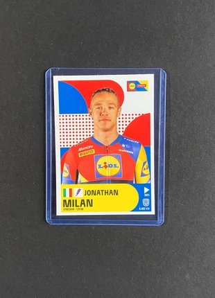 Jonathan Milan Lidl Trek Panini Tour de France 2025 Rookie RC, merk: Panini, staat: Nieuw zonder prijskaartje, € 1,00, € 1,75 inclusief Kopersbescherming