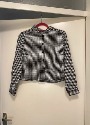 Pied de poule jas vest XS, merk: Preloved, staat: Heel goed, maat: XS / 34 / 6, € 12,00, € 13,30 inclusief Kopersbescherming