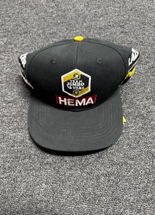 Team Jumbo Visma podium cap, merk: AGU, staat: Nieuw zonder prijskaartje, maat: Universele maat, € 3,50, € 4,38 inclusief Kopersbescherming Pro