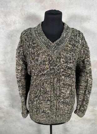 Pull Maille Torsadée Cable Knit Vintage Mountain Express gris marbré taille S, marca: Vintage Dressing, estado: Muito bom, tamanho: S / 36 / 8, €15.00, €16.45 inclui Proteção do Comprador Pro