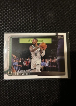2025-26 Topps #55 Damian Lillard Milwaukee Bucks, marque: Topps, état: Comme neuf, 1,00 €, 1,75 € Protection acheteurs incluse