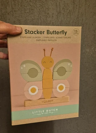 Stapelaar vlinder, merk: Little Dutch, staat: Nieuw met prijskaartje, maat: Universeel, € 12,50, € 13,83 inclusief Kopersbescherming