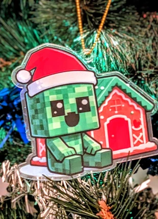 Décoration de Noël en Acrylique - Le Creeper Fête Noël ! 🎁, estado: Como nuevo, 3,90 €, 4,80 € Protección al comprador Pro incluida