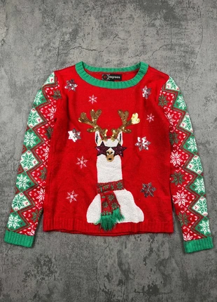 Vintage Christmas Sweater – Ugly Xmas Funny Classic Santa’s USA Style Santa’s Reindeer – Size L kids, marca: Vintage Dressing, estado: Muy bueno, tamaño: L, 20,00 €, 21,70 € Protección al comprador Pro incluida