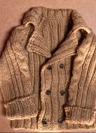 Cardigan Pull Laine Maglione con bottoni doppio petto, brand: Fait Main, condizioni: Nuovo senza cartellino, taglia: 24-36 mesi / 92 cm, €12.00, €13.30 include la Protezione acquisti