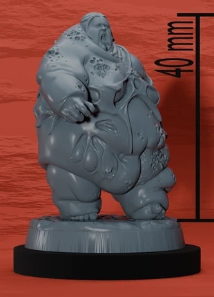 minature dnd - zombie obèse - figurine à peindre pour jeux de rôle diorama et wargames, brand: D&D, condition: Very good, €7.50, €8.58 includes Buyer Protection Pro