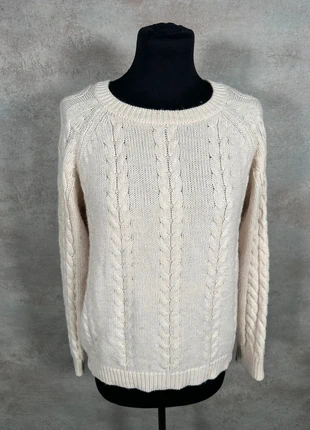 Pull Maille Torsadée Cable Knit Vintage Pull & Bear beige clair chaud taille M, marque: Vintage Dressing, état: Très bon état, taille: M / 38 / 10, 14,00 €, 15,40 € Protection acheteurs (Pro) incluse