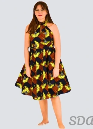 robe sans manche nn coton motifs wax africain, marca: Africa, estado: Muito bom, tamanho: S / 36 / 8, €17.00, €18.55 inclui Proteção do Comprador Pro