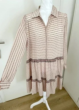 🌸 Robe Pablo Paris 100% Soie – Taille 38 – Imprimé géométrique délicat 💕, marque: Pablo de Gerard Darel, état: Bon état, taille: M / 38 / 10, 49,00 €, 52,15 € Protection acheteurs incluse