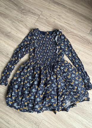 Robe Sergent Major bleue fleurs – 9 ans – petit défaut, brand: Sergent Major, condition: Very good, size: 9 years / 134 cm, €5.00, €5.95 includes Buyer Protection