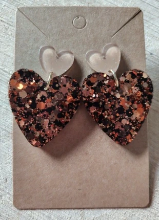 Boucles d'oreilles coeur, état: Très bon état, 5,00 €, 5,95 € Protection acheteurs (Pro) incluse