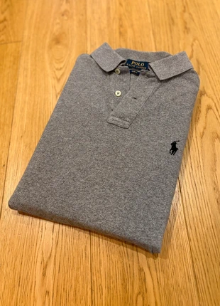 Polo Ralph Lauren manches courtes Gris logo brodé noir Homme taille M Slim fit, brand: Ralph Lauren, condition: Very good, size: S, €9.90, €11.10 includes Buyer Protection