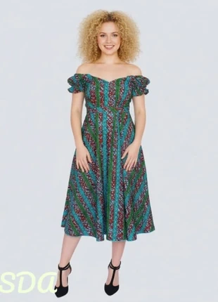 Robe wax africain évasée légère toutes tailles, marke: Africa, zustand: Sehr gut, größe: M / 38 / 10, 43,00 €, 45,85 € beinhaltet Vinted-Käuferschutz Pro