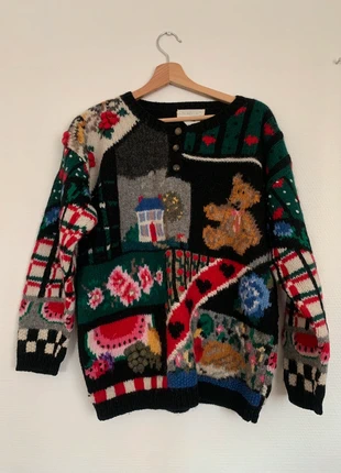 Vintage Eagle’s Eye wool jumper, marque: Vintage Dressing, état: Très bon état, taille: M / 38 / 10, 45,00 €, 47,95 € Protection acheteurs incluse