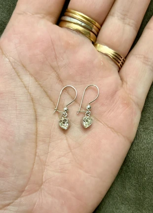 Boucles d’oreilles dormeuses cœurs en argent massif, marque: Argent, état: Très bon état, 14,95 €, 16,40 € Protection acheteurs (Pro) incluse