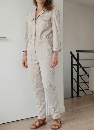 Combinaison Symbiose – utilitaire chic – Beige – Taille 38 – NEUVE, merk: Symbiose, staat: Nieuw met prijskaartje, maat: M / 38 / 10, € 22,00, € 23,80 inclusief Kopersbescherming