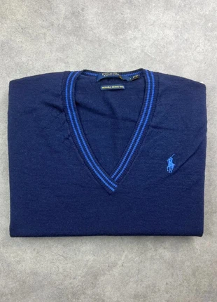 Pull Ralph Lauren Golf Col V Bleu Marine logo Bleu Homme | Taille L |, marque: Ralph Lauren, état: Très bon état, taille: L, 27,00 €, 29,05 € Protection acheteurs (Pro) incluse