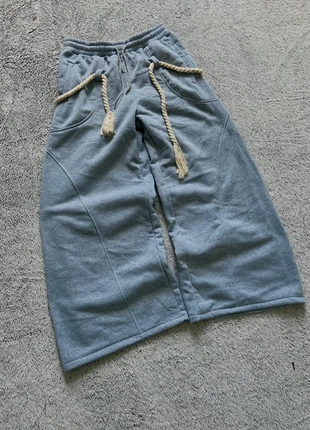Jogging ultra baggy wide leg gris y2k streetwear cordons corde casual vintage taille M, brand: Vintage Dressing, condition: New without tags, size: M, €39.00, €41.65 includes Buyer Protection