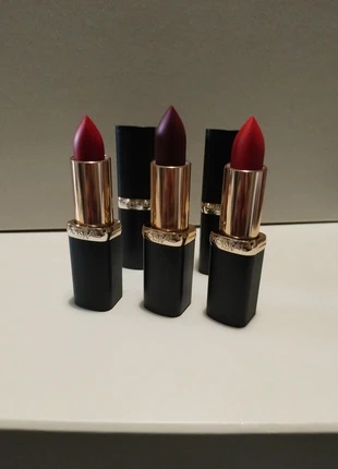 Lot 3 Rouge a lèvres Color Riche Luxe Matte, brand: L'Oréal, condition: New with tags, €14.90, €16.35 includes Buyer Protection