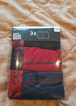 heren boxers, merk: Livergy, staat: Nieuw met prijskaartje, maat: 4XL, € 4,00, € 4,90 inclusief Kopersbescherming