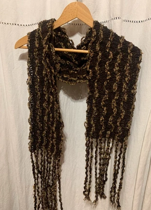 Echarpe marron/beige en laine/acrylique Made in Italy neuve, marque: Made In Italy, état: Neuf sans étiquette, 3,50 €, 4,38 € Protection acheteurs incluse