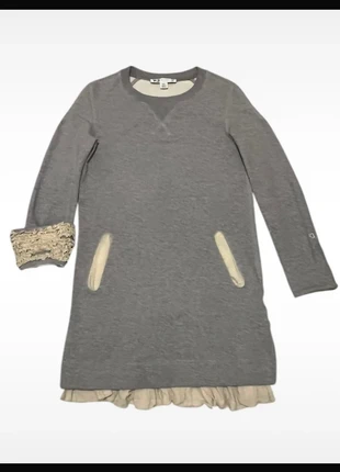 Y-3 by Yohji Yamamoto - Robe sweat mi-longue grise taille S, brand: Y-3, condition: Very good, size: S / 36 / 8, €40.00, €42.70 includes Buyer Protection