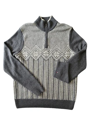 Pull 1/4 Zip Jacquard Cachemire Tommy Hilfiger - Taille XL, marque: Tommy Hilfiger, état: Très bon état, taille: XL, 25,00 €, 26,95 € Protection acheteurs incluse