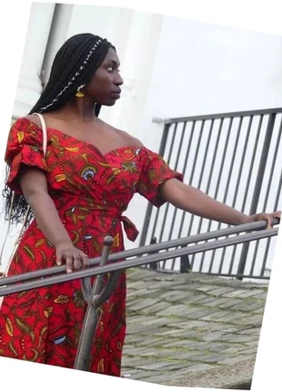 robe manches ballon wax africain, marque: Africa, état: Très bon état, taille: M / 38 / 10, 26,00 €, 28,00 € Protection acheteurs (Pro) incluse