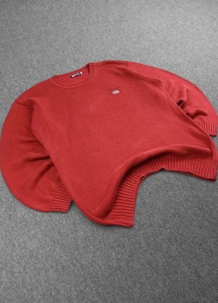 Pull Long Vintage 80s en Maille Unie Rouge à Motif / Logo Brodé "Drapeau USA" 100% Coton (XXL), marca: Original Marines, estado: Bueno, tamaño: XXL, 21,00 €, 22,75 € Protección al comprador Pro incluida