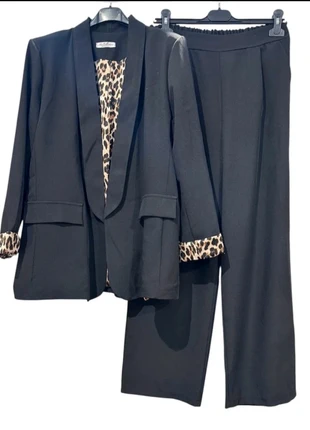 Blazer marine léopard taille M, marca: Boutique Parisienne, estado: Muito bom, tamanho: M / 38 / 10, €52.00, €55.30 inclui Proteção do Comprador Pro