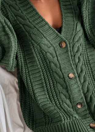 Joli Cardigan en tricot torsadé, marque: Shein, état: Neuf avec étiquette, taille: L / 40 / 12, 18,00 €, 19,60 € Protection acheteurs incluse