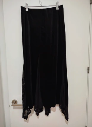 Falda gótica terciopelo, état: Très bon état, taille: M / 38 / 10, 7,00 €, 8,05 € Protection acheteurs incluse