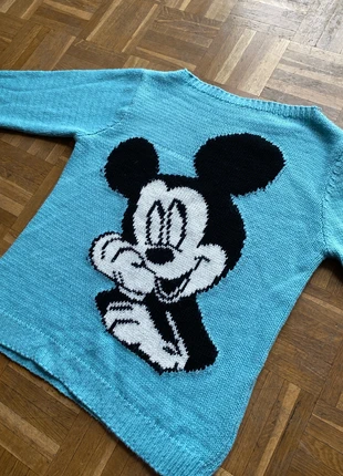 Vintage Premium Mickey Mouse Woolen Sweater Premium Knit 80s 90s Old Money Style y2k, marca: Vintage Dressing, estado: Muito bom, tamanho: S / 36 / 8, €7.49, €8.56 inclui Proteção do Comprador