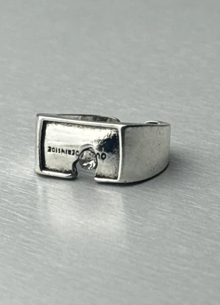 Bague fissurée vintage en acier inoxydable, marque: CHROME, état: Très bon état, taille: Ajustable, 10,00 €, 11,20 € Protection acheteurs incluse